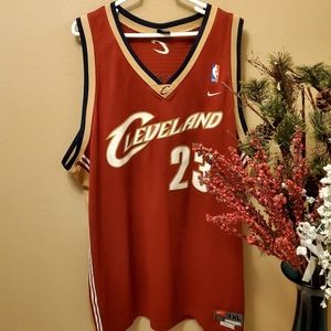 Cleveland Cavaliers Nike LeBron James #23 Burgundy Jersey